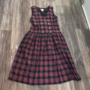 LANZ OF SALZBURG Vintage Plaid Dress